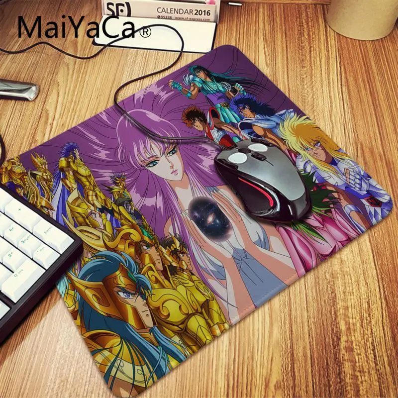 Lock Edge 25x29cm MaiYaCa Sainte seiya коврик для мышки в стиле аниме игровой коврик для мыши большая акция Россия коврик для мыши xl клавиатура ноутбук ПК ноутбук Настольный коврик - Цвет: Lock Edge 25x29cm