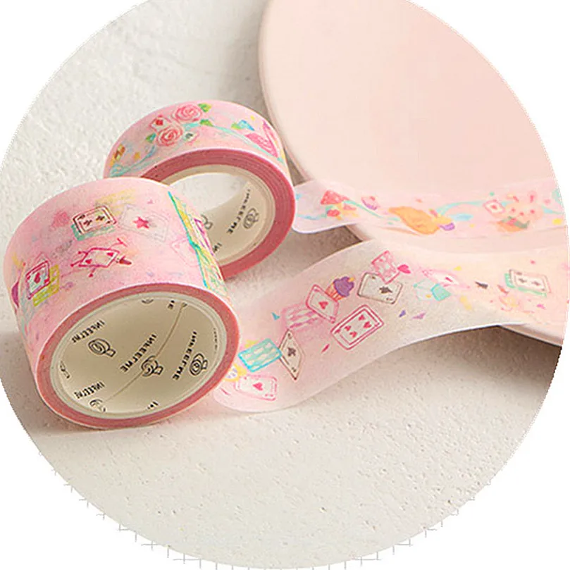 1 рулон волка Зимний лес Васи Лента Скрапбукинг для скрапбукинга DIY студенческие рождественские подарки