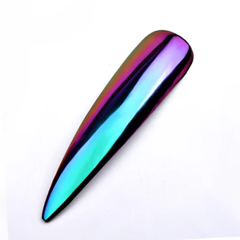 

1 Box 0.3g Chameleon Mirror Nail Glitters Powder DIY Nail Chrome Metal Effect Nail Art Powder Chrome Dust for UV Gel Polish