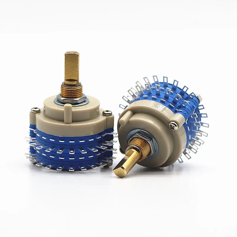 Versiegelt Rotary WaveBand Schalter 2x24 2-Schicht 24 Getriebe KXM-2-15 Einreihige Gemeinsame Pin 1PC