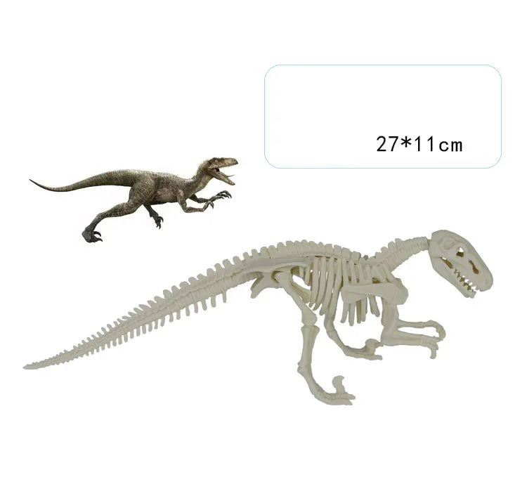 Lite 9 Собранный динозавр, игрушки для раскопок, Тематический Парк Юрского периода, наука и образование, головоломка, подарки