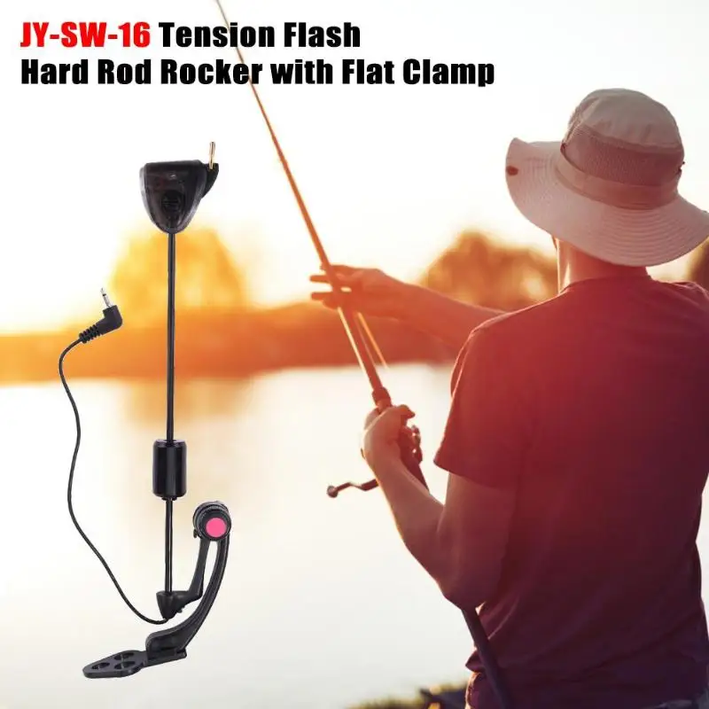 

Flat Chuck Flash Hard Pole Fishing Swinger Bait Alarms Indicator Carp Parts