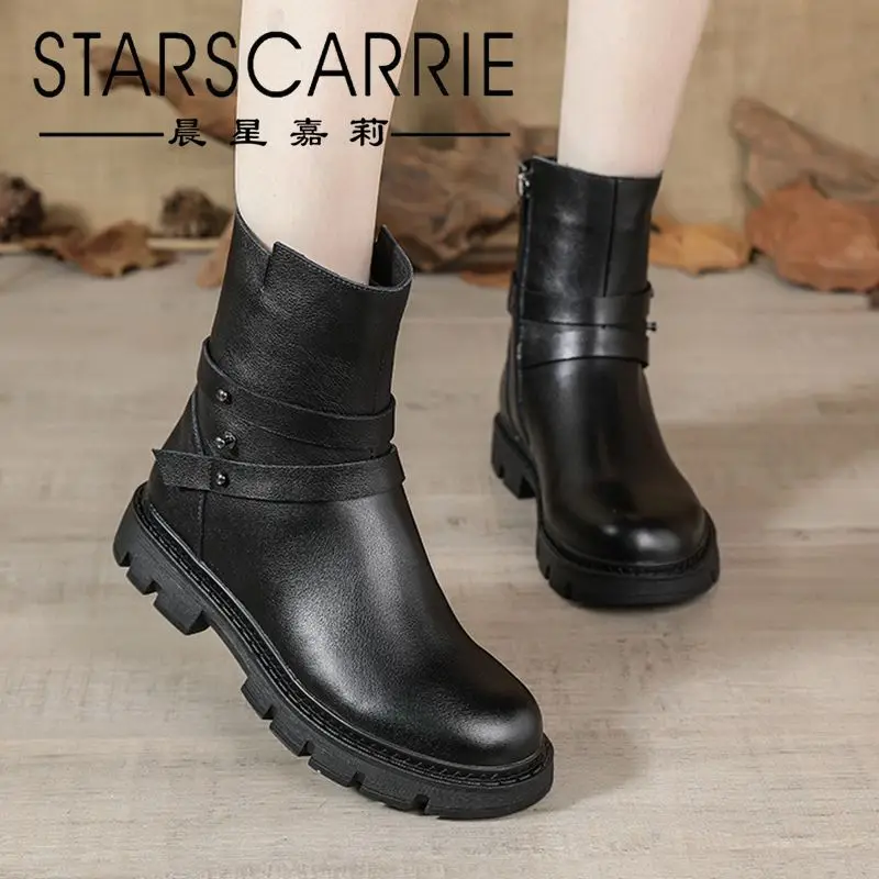 non slip thick soled riding boots women 
