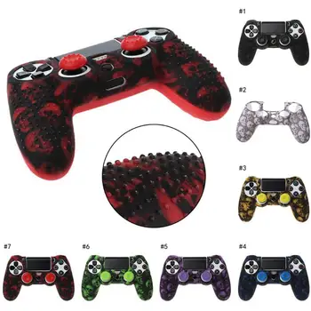 

7 Colors Anti Slip Silicone Protective Skin Case For PlayStation 4 PS4 DS4 Pro Slim Controller Thumb Stick Grip Caps