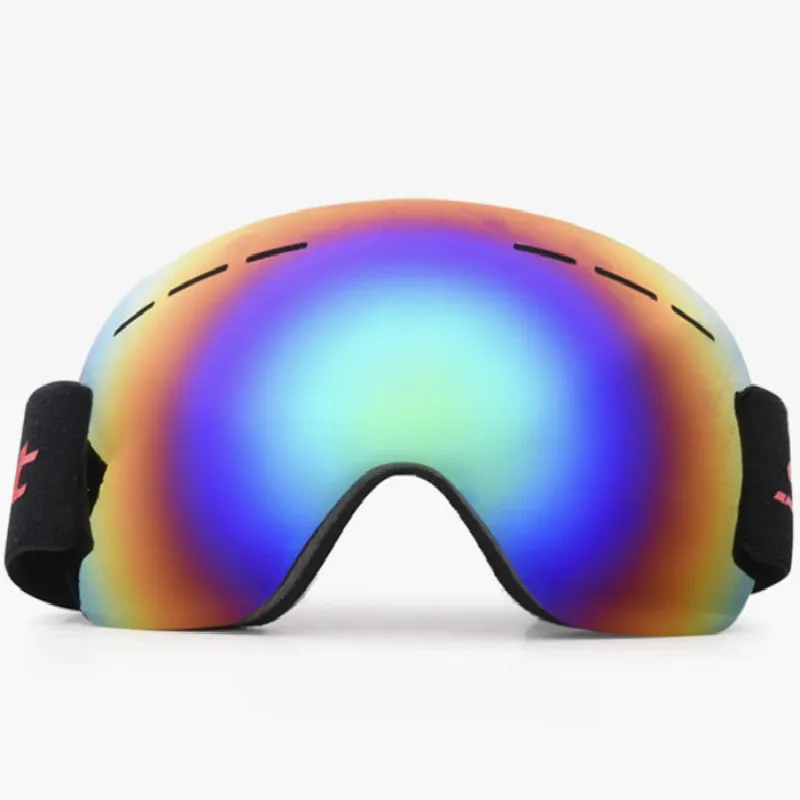 

Green Film Large Spherical Outdoor Ski Goggles Anti-fog Windproof UV Protection Unisex Winter Snowboarding Goggles Free Shippng