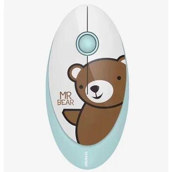 

M682 2.4GHz Wireless Mouse For Notebook Computer Cartoon Design Girl Universal Mini Mouse Silent 20M Transmission Distance