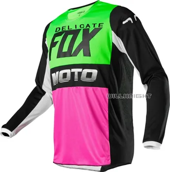 

Free shipping Delicate Fox 180 Fyce MX Dirt Offroad Jersey Motorbike Scooter Mountain Bicycle Offroad Racing Long Sleeve