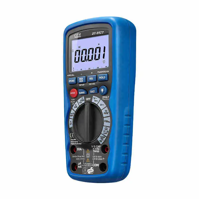 

Industrial-grade digital multimeter with digital display DT-9927
