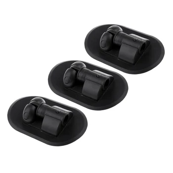 

3PCS Kayak Inflatable Boat Patch Awning Canopy Sun Shade Glue-on Mount Base