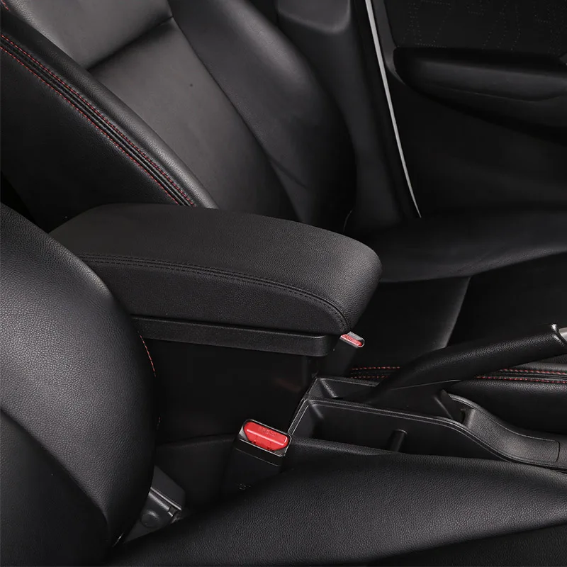 Автомобильный подлокотник для Chevrolet Sail 3 ящик для хранения центральный подлокотник модификация подстаканник интерьерные аксессуары для стайлинга автомобилей - Название цвета: All Black