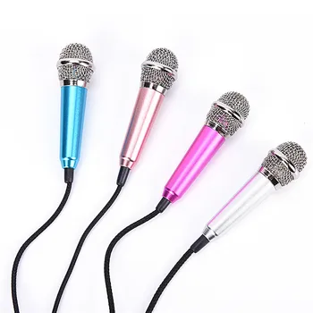

for iPhone Android All Smartphone Notebook Portable Mini Microphone Stereo Karaoke Sound Record 3.5mm Plug