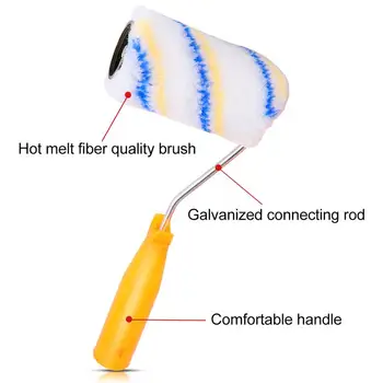 

5PCS 100MM Paint Roller Wall Painting Roller Brushes Professional DIY Wall Paint Brushes Tool For Bedroom Living Room