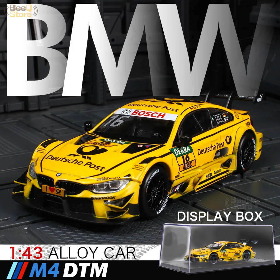 Модель литая автомобиля из сплава 1:43 игрушки M4 DTM гоночный суперкар игрушечный