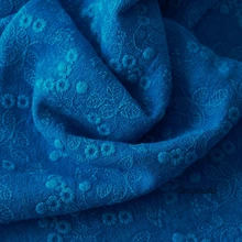 Осенняя и зимняя льняная вышивка высокого класса одежда халат материал высокого класса льняная ткань