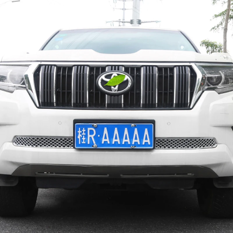 Карманго для Toyota Land Cruiser Prado 150 автомобиля Передняя средняя сетка бампер решетка сетка для гриля рамка Крышка отделка Аксессуары