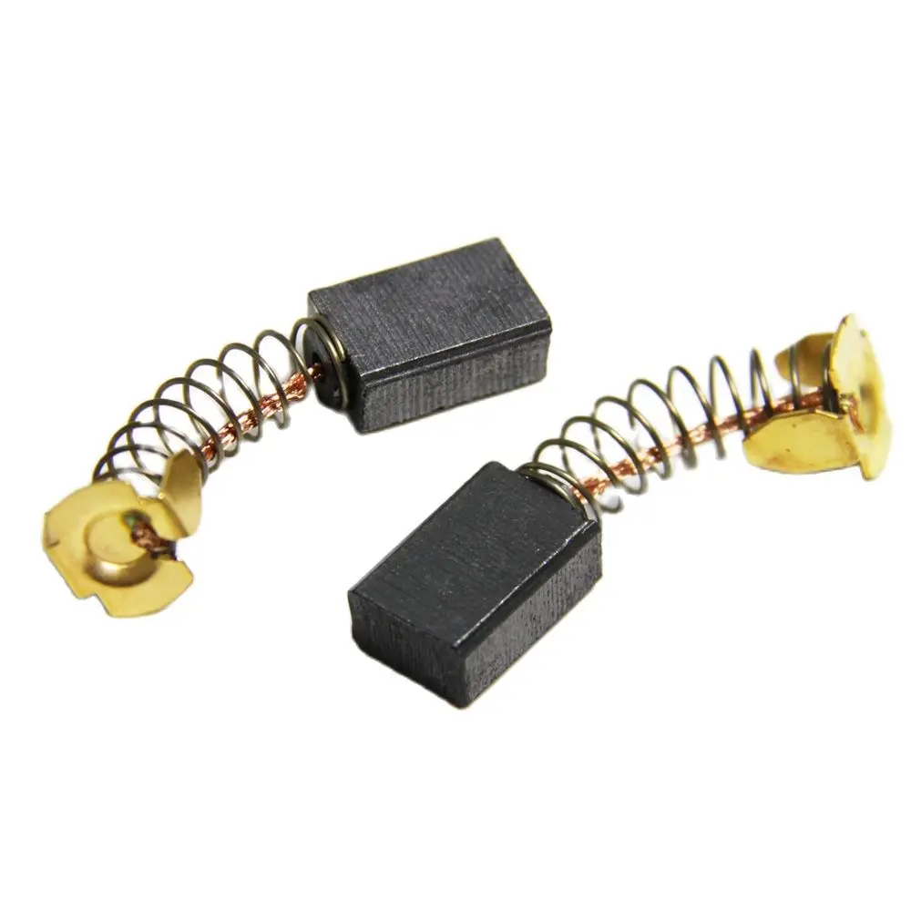 5คู่แปรงคาร์บอน6X10X15มม.สำหรับ1200W ประสิทธิภาพ Power Pro Circular Mitre CLM210MS CLM210LSMS NLE210MS 1