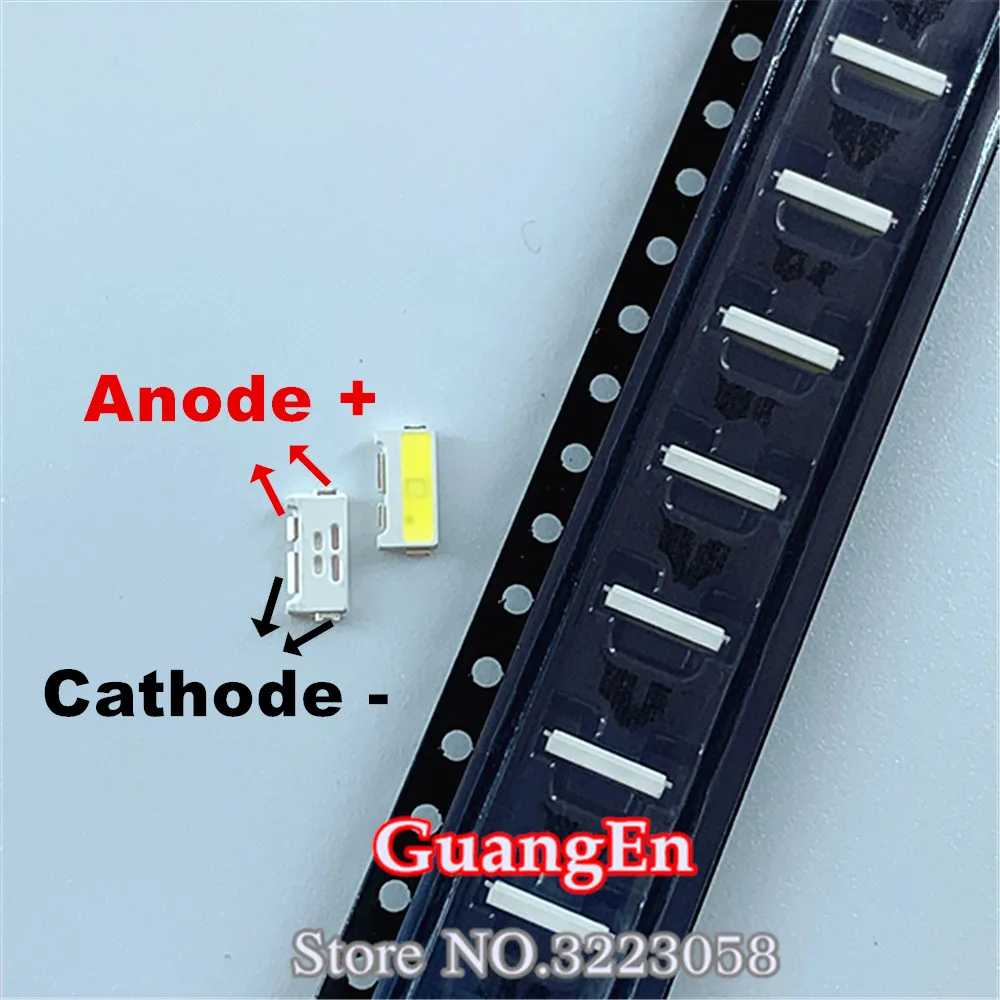 

200PCS Original For LUMENS LED Backlight Edge LED Series TS732A 3V 7032 Cool white LCD Backlight TV Applicatio KSF55-SDC018-N