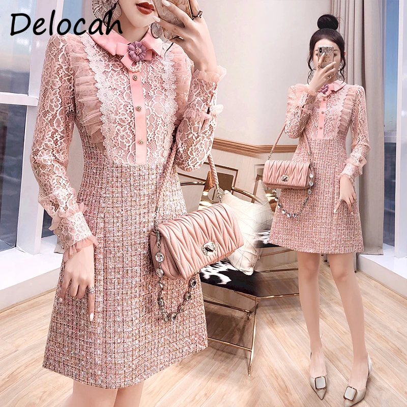 Delocah Women Autumn Fashion Designer Party