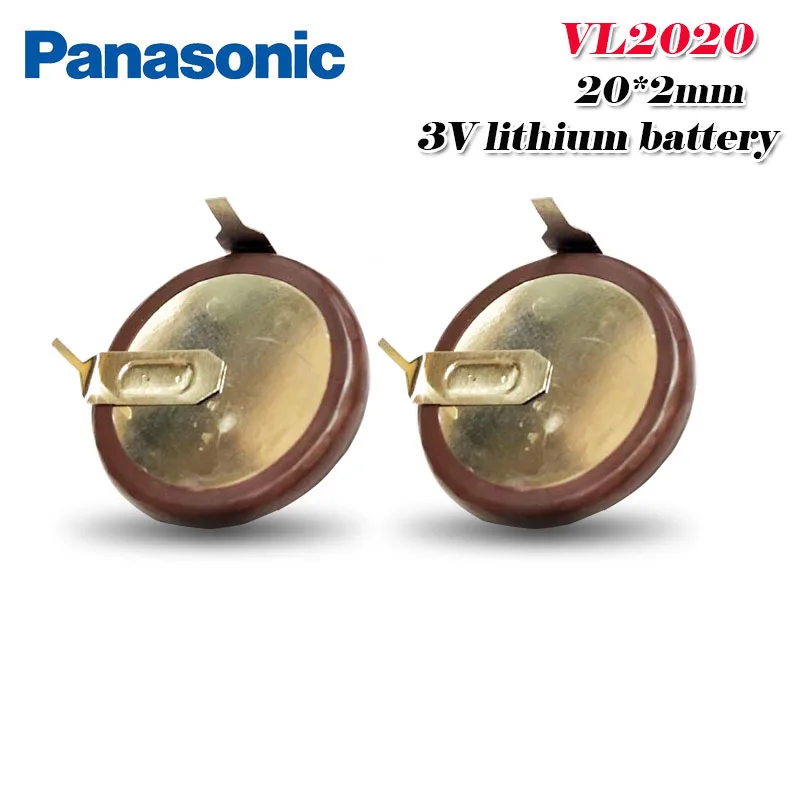Аккумуляторная батарея Panasonic VL2020 100% 2 шт./лот 2020 оригинал для кнопок