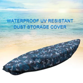 

Waterproof Dustproof UV-proof Kayak Cover Kayak Canoe Cover Dust Proof UV Protection Shield For Fishing Boat Kayak Cover-1