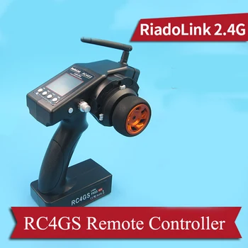 

1Set Model RC Boat/Car 4CH 2.4G RC4GS Remote Controller 400m with 6CH Receiver Kit LCD Screen Gyroscope 2S-4S Lipo or AA Battery