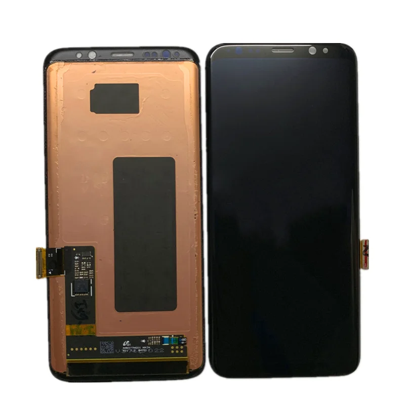 100% оригинал AMOLED LCD для SAMSUNG Galaxy дисплей S8 + Plus G955 G955F сенсорный экран