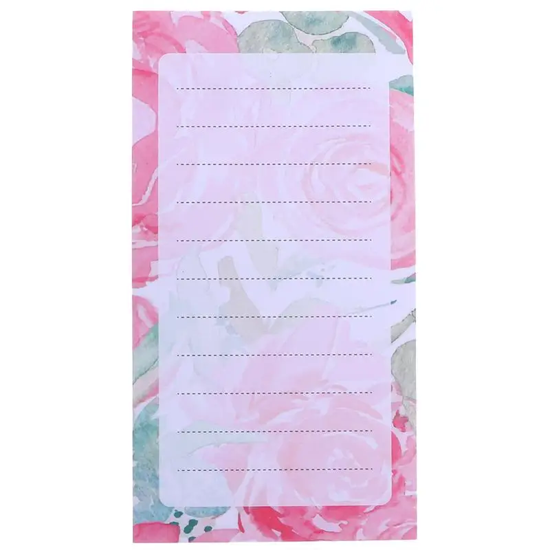 

1 Set/50Pcs Magnetic Sticky Notebook Message Notes Refrigerator Message Stickers