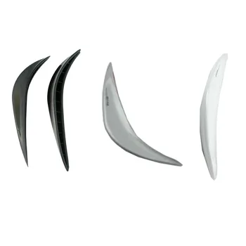 

2pcs Decorative Trim Car Bumper Guard Front Or Back Stickers Protector 3D Streamline Protector