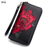 Fashion Card Wallet Female Women Wallets Genuine Leather Rfid 36 Card Holders Coin Purse Girl Fashion Women Clutch Bag Leather 2