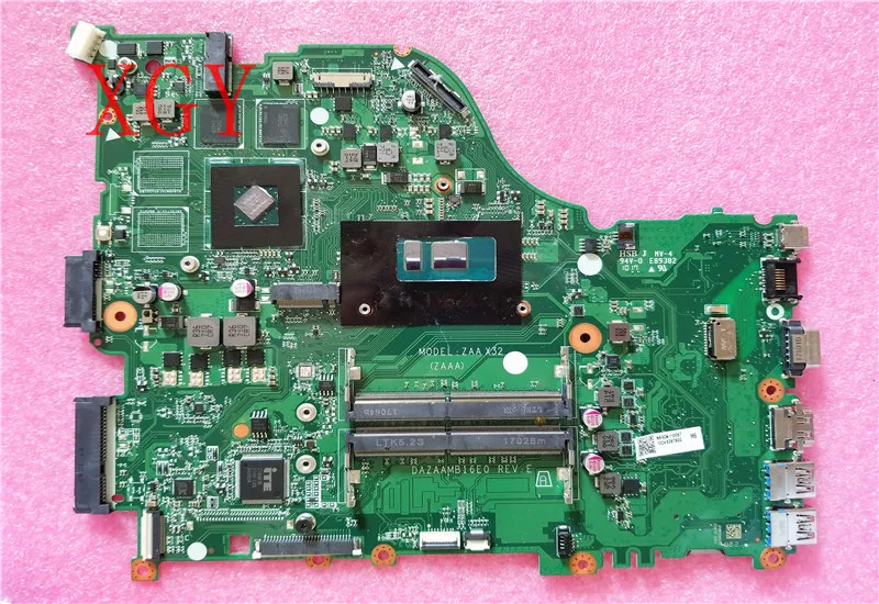 Оригинальная материнская плата для ноутбука acer E5-575 E5-575G DAZAAMB16E0 SR2ZU i5-7200U N16S-GTR-B-A2 GPU perfeito trabalho