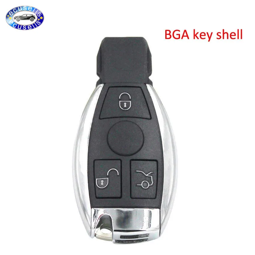 3 кнопки дистанционного автомобильного ключа оболочка Брелок чехол для Mercedes Benz A B