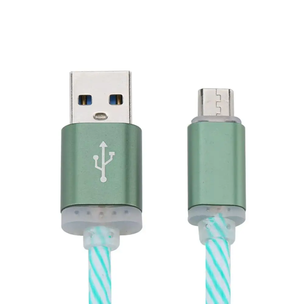 Новый 1 м светодиодный светильник прочный Micro USB кабель для зарядки и передачи