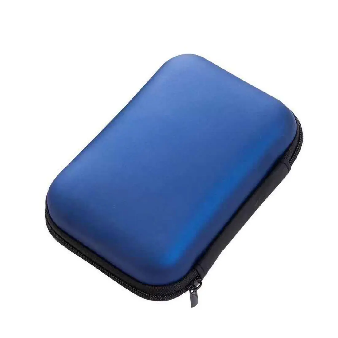 2,5 дюймов внешний жесткий диск защитный чехол HDD SSD переносная сумка USB кабель Внешний аккумулятор Органайзер коробка для хранения - Цвет: Синий
