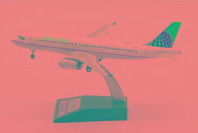 Inflight Юнайтед воздушный автобус A320 1/200 литой самолет модель самолета