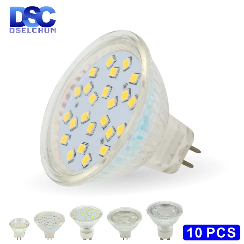 10 Stücke Led-strahler MR16 LED 12 V GU5.3 GU10 LED Leuchtmittel