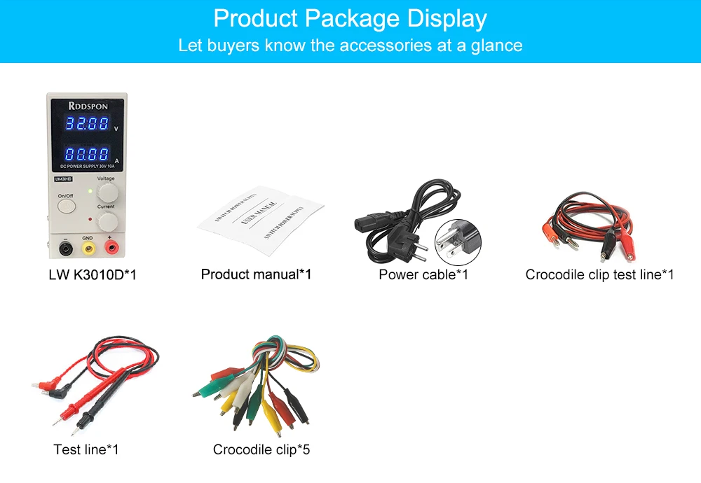 Источник питания постоянного тока Регулируемый блок питания 30В 10A 4 цифры по ценам от производителя Дисплей LW-K3010D для ремонта ноутбуков регулятор переключения лаборатории Мощность расходные материалы