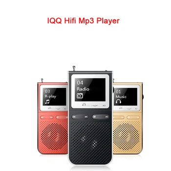 

IQQ Mp3 Player Hifi Walkman 8GB Multi-languauge 3D Speaker Support FM Radio Ebook MP3 WMA WAV Portable Music Player
