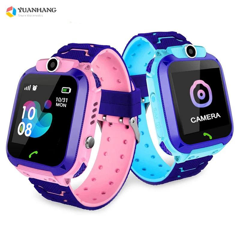 

Smart Accurate Real-time Tracker Location SOS Call Remote Monitor Camera SIM Kids Student Phone Watch Wristwatch For IOS Android