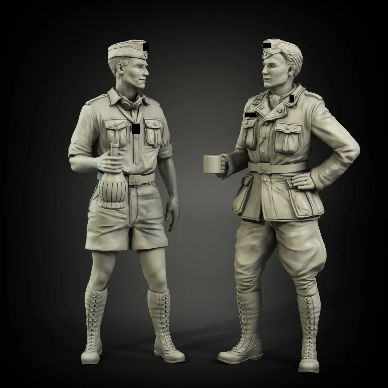 

1/35 Resin Model Figure GK, Military theme ，Unassembled and unpainted kit