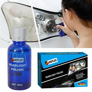 

Car Headlight Repair Kit Lamp Cover Scratch Repair Polishing Tool Set Refurbished Coating Liquid