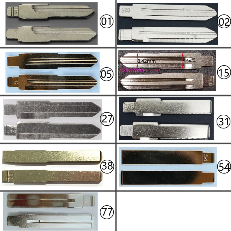 80-160#91#123#129#147#152#153#154# ключ для автомобиля embryo Автомобильный ключ Embryo замена головки ключа