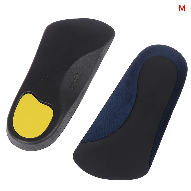 1 Pair Unisex EVA Flat Foot Orthotics Arch Support Half Shoe Pad Orthopedic Insoles For Men And Women Foot Care