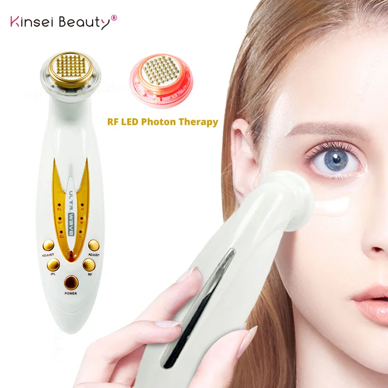 

LED Photon Therapy RF Radio Frequency Thermage Face Lifting Beauty Machine Wrinkle Removal Skin Tightening Body Facial Massager