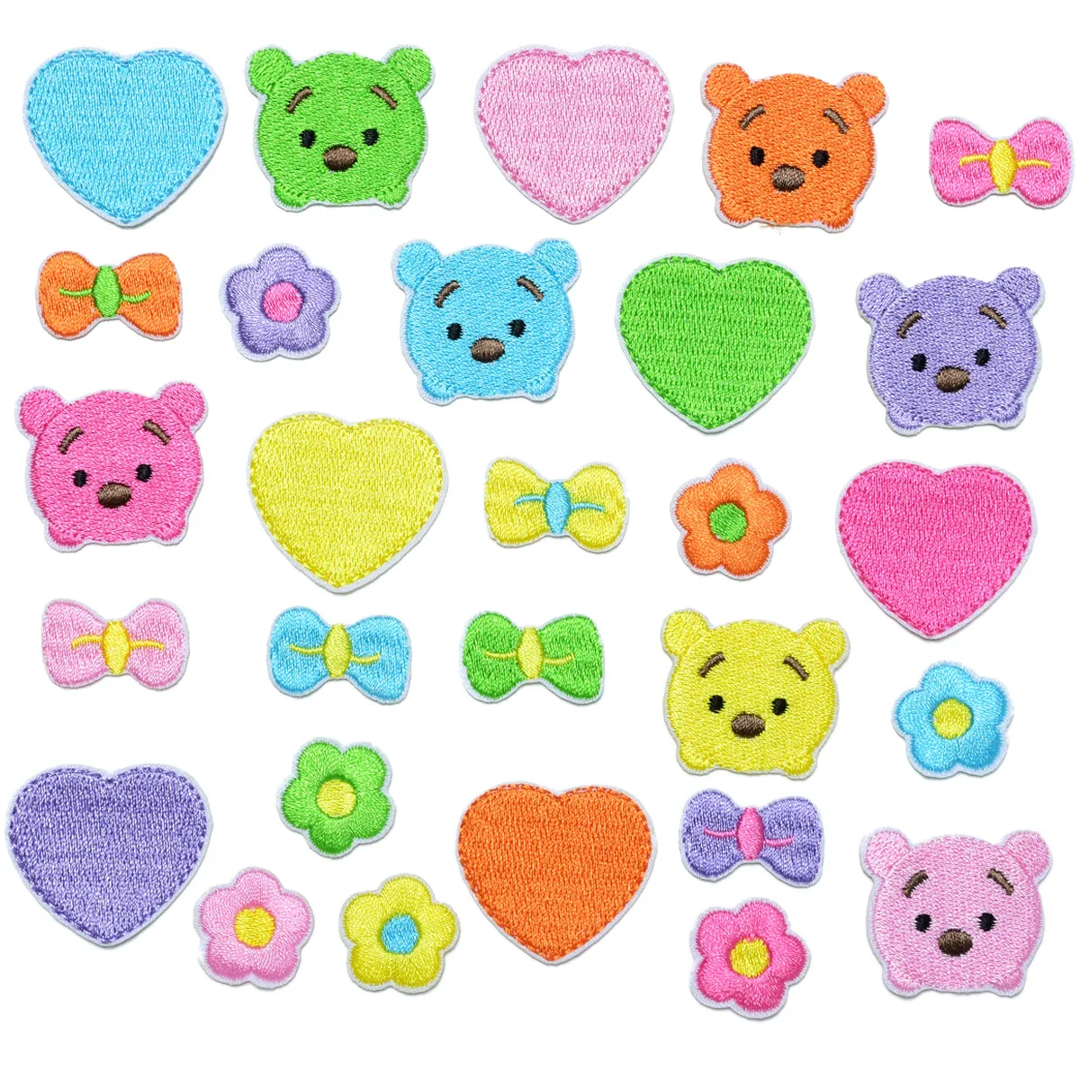 5 шт. Детские разноцветные наклейки на одежду и брюки | Дом сад