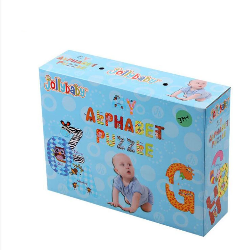 Креативный мультфильм 15 см бумага мультфильм буквы креативный Diy Алфавит ребенок обучающий пазл игрушки Ранние развивающие подарок для детей