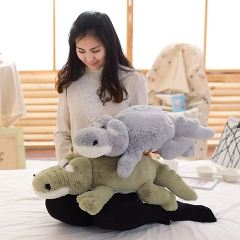 

Big Size Crocodile Plush Stuffed Animal Soft Sofa Cushion Children Birthday Gift M76C