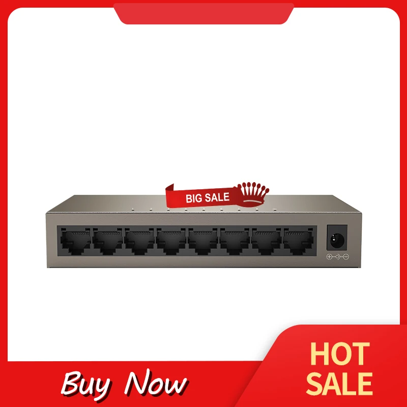 GLTEG1008M 8 портов 10/100/1000Mpbs гигабитный Ethernet коммутатор сетевой авто MDI/MDIX Поддержка