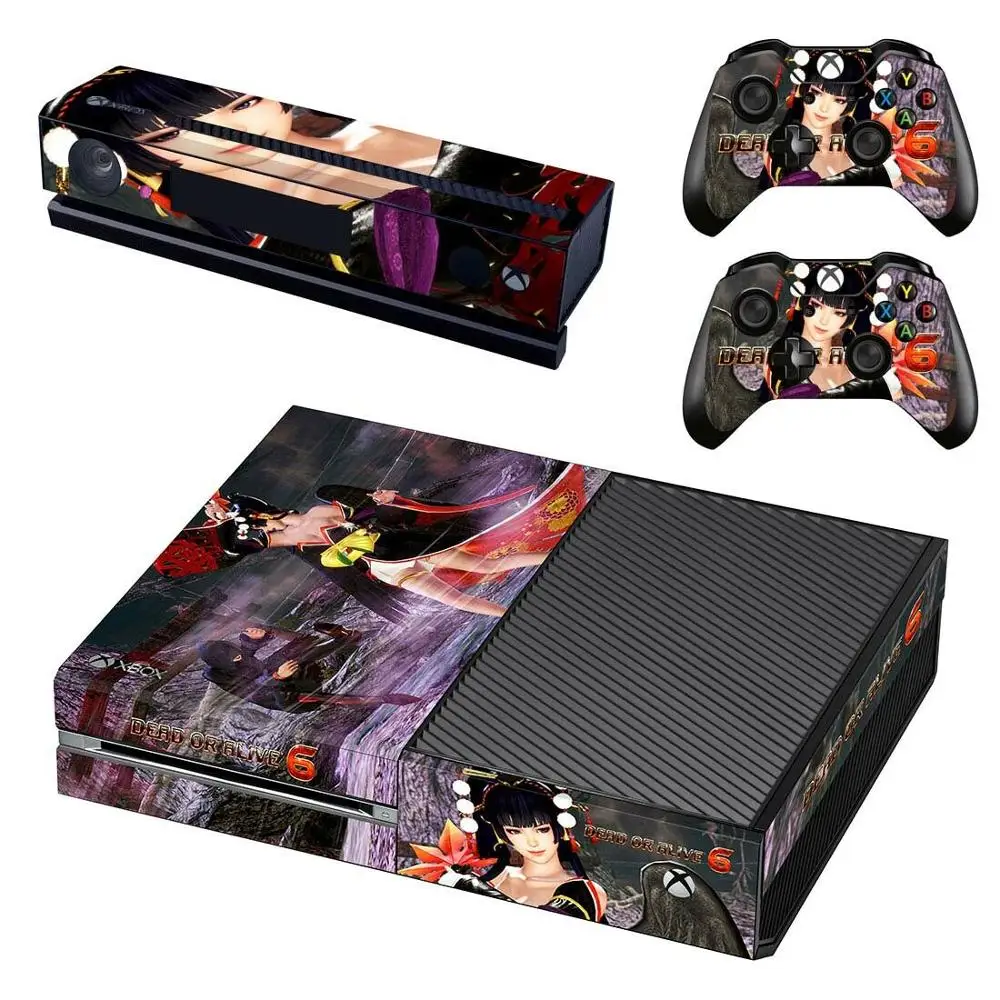 Наклейка s Dead or Alive 6 для xbox one наклейки на кожу стикеры Adesivo для xbox one консоль Kinect два контроллера Скины