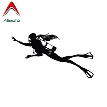 

Aliauto Fashion Car Sticker Scuba Diving Sport Automobiles Motorcycles Accessories Vinyl Decal for Suzuki Peugeot Skoda,15cm*9cm