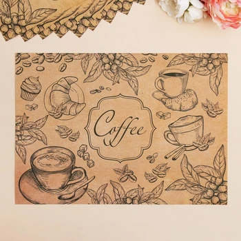 

Set of paper napkins "Coffee", 10 pcs., 35 x 25 cm